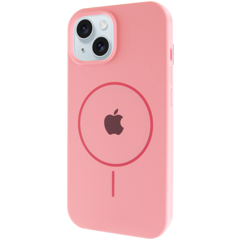 Чохол Silicone Case Full Protective (AA) with MagSafe для Apple iPhone 15 Plus (6.7) на малюнкі №1