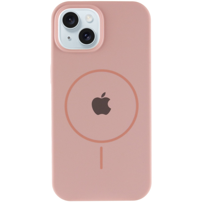 Чохол Silicone Case Full Protective (AA) with MagSafe для Apple iPhone 15 Plus (6.7) на малюнкі №2