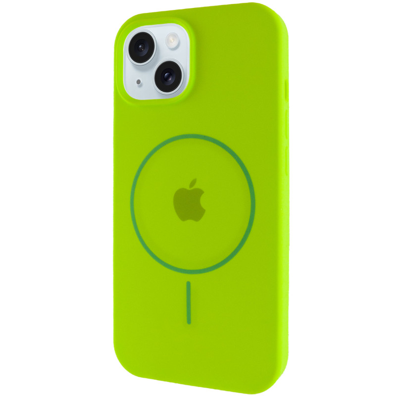 Чохол Silicone Case Full Protective (AA) with MagSafe для Apple iPhone 15 Plus (6.7) на малюнкі №1