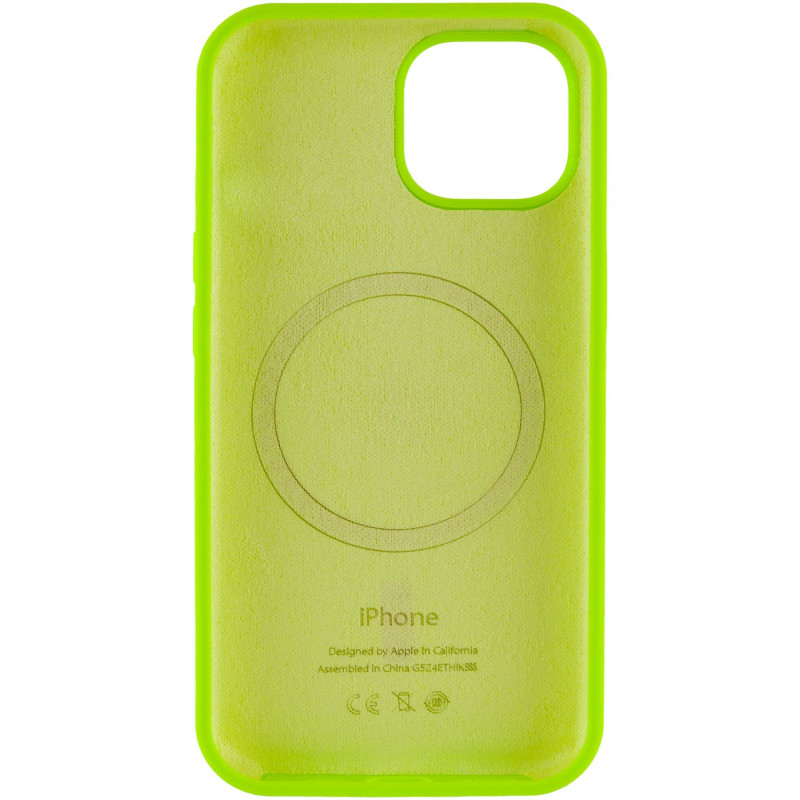Чохол Silicone Case Full Protective (AA) with MagSafe для Apple iPhone 15 Plus (6.7) на малюнкі №3