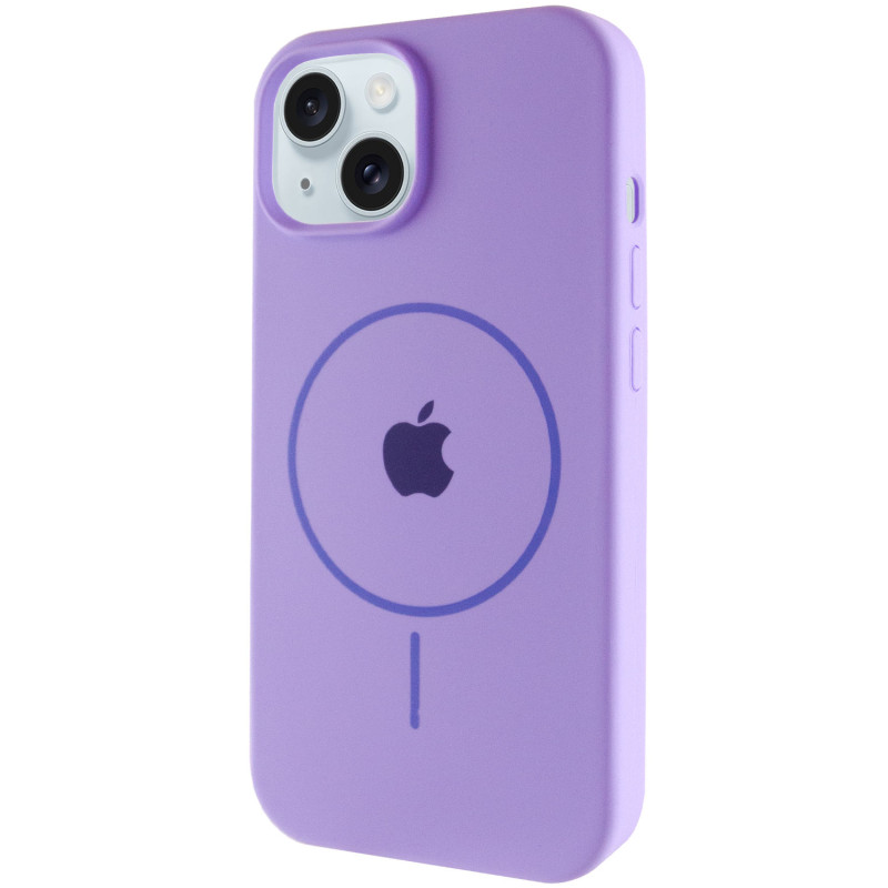 Чохол Silicone Case Full Protective (AA) with MagSafe для Apple iPhone 15 Plus (6.7) на малюнкі №1