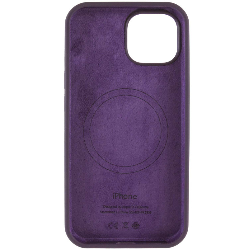 Чохол Silicone Case Full Protective (AA) with MagSafe для Apple iPhone 15 Plus (6.7) на малюнкі №3