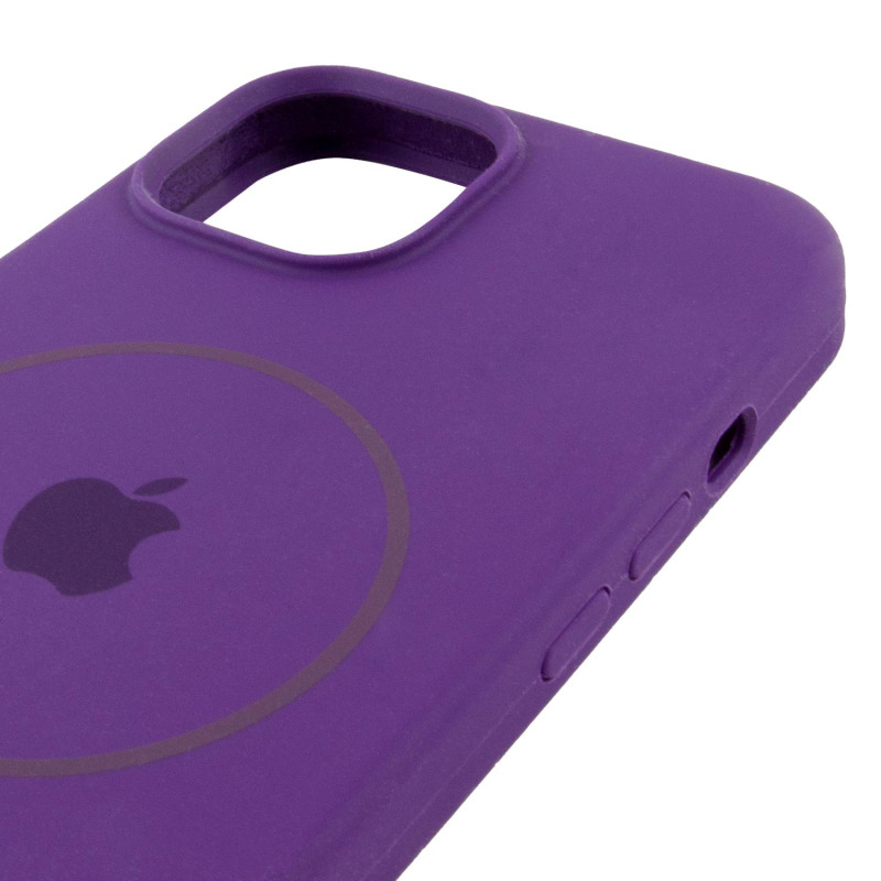 Чохол Silicone Case Full Protective (AA) with MagSafe для Apple iPhone 15 Plus (6.7) на малюнкі №4