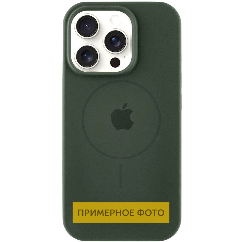 Чехол Silicone Case Full Protective (AA) with MagSafe для Apple iPhone 16 (6.1) на картинке №1
