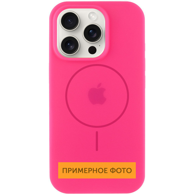 Чехол Silicone Case Full Protective (AA) with MagSafe для Apple iPhone 16 (6.1) на картинке №1