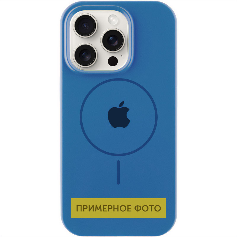 Чохол Silicone Case Full Protective (AA) with MagSafe для Apple iPhone 16 (6.1) на малюнкі №1
