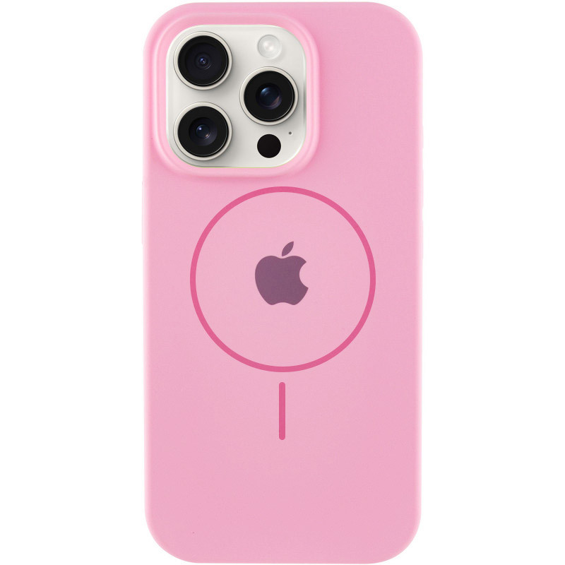 Чехол Silicone Case Full Protective (AA) with MagSafe для Apple iPhone 16 Pro (6.3) на картинке №1