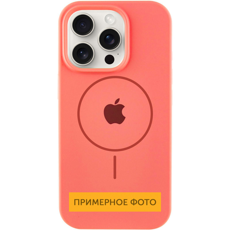 Чехол Silicone Case Full Protective (AA) with MagSafe для Apple iPhone 16 Plus (6.7) на картинке №1