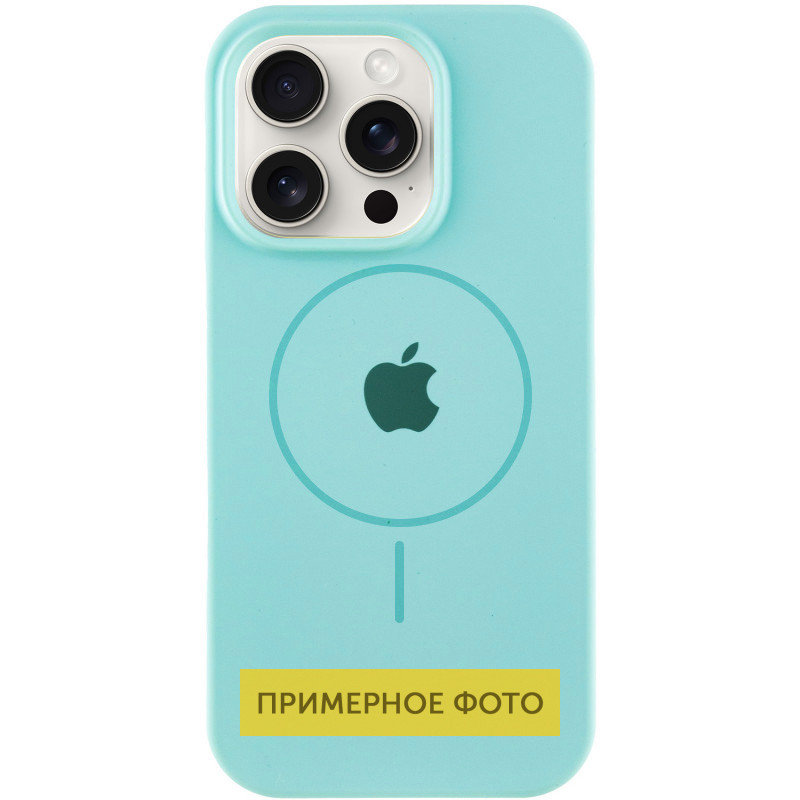 Чохол Silicone Case Full Protective (AA) with MagSafe для Apple iPhone 16 Plus (6.7) на малюнкі №1
