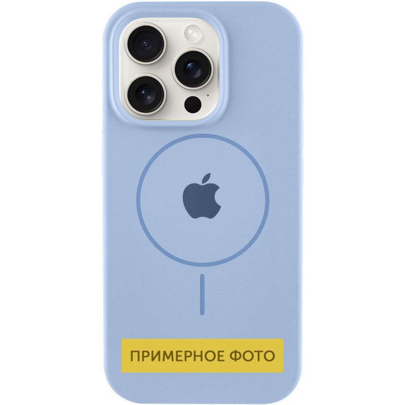 Чохол Silicone Case Full Protective (AA) with MagSafe для Apple iPhone 16 Plus (6.7) на малюнкі №1