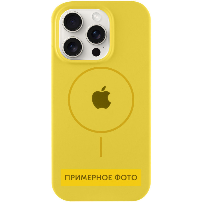 Чохол Silicone Case Full Protective (AA) with MagSafe для Apple iPhone 16 Plus (6.7) на малюнкі №1