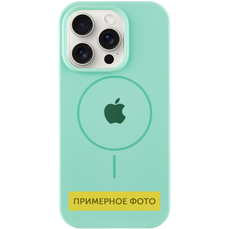 Чохол Silicone Case Full Protective (AA) with MagSafe для Apple iPhone 16 Plus (6.7) на малюнкі №1