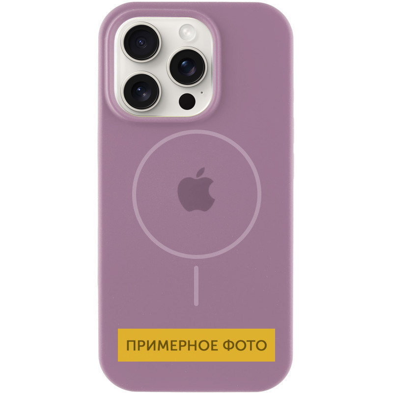 Чохол Silicone Case Full Protective (AA) with MagSafe для Apple iPhone 16 Plus (6.7) на малюнкі №1