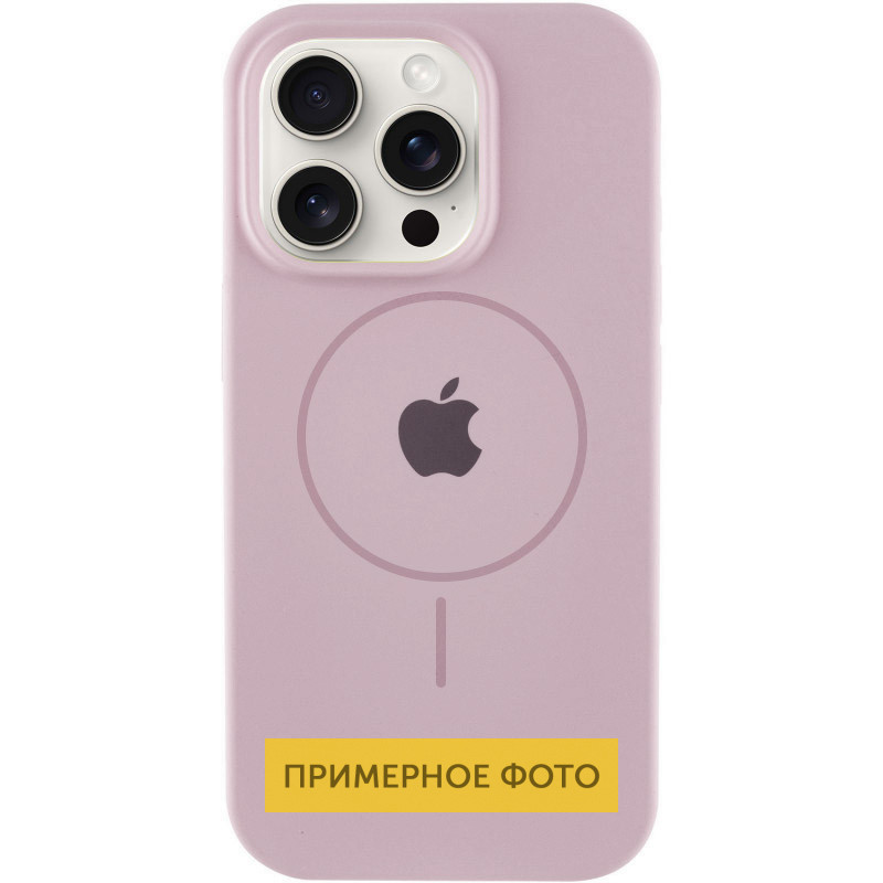 Чохол Silicone Case Full Protective (AA) with MagSafe для Apple iPhone 16 Plus (6.7) на малюнкі №1