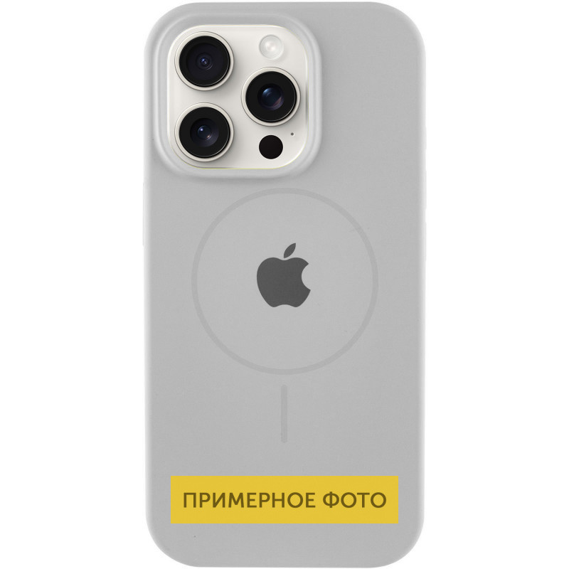 Чохол Silicone Case Full Protective (AA) with MagSafe для Apple iPhone 16 Plus (6.7) на малюнкі №1