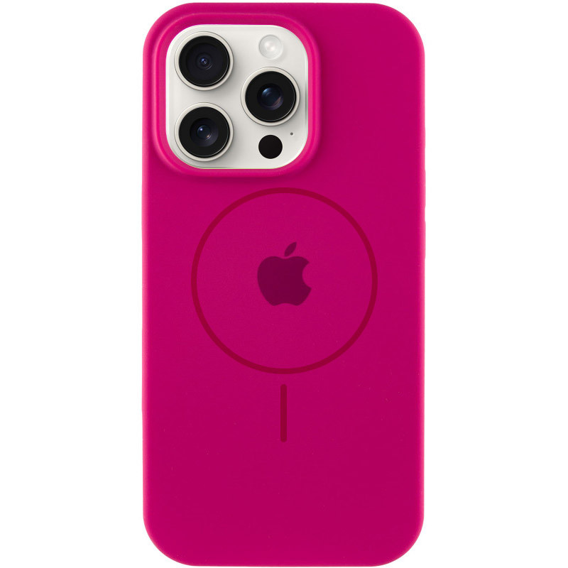 Чохол Silicone Case Full Protective (AA) with MagSafe для Apple iPhone 16 Pro Max (6.9) на малюнкі №1