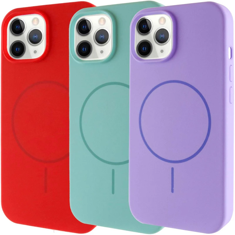Чехол Silk Full Protective (AA) NO LOGO with Magnetic Fit для Apple iPhone 11 Pro (5.8"), Силикон, купить оптом с доставкой
