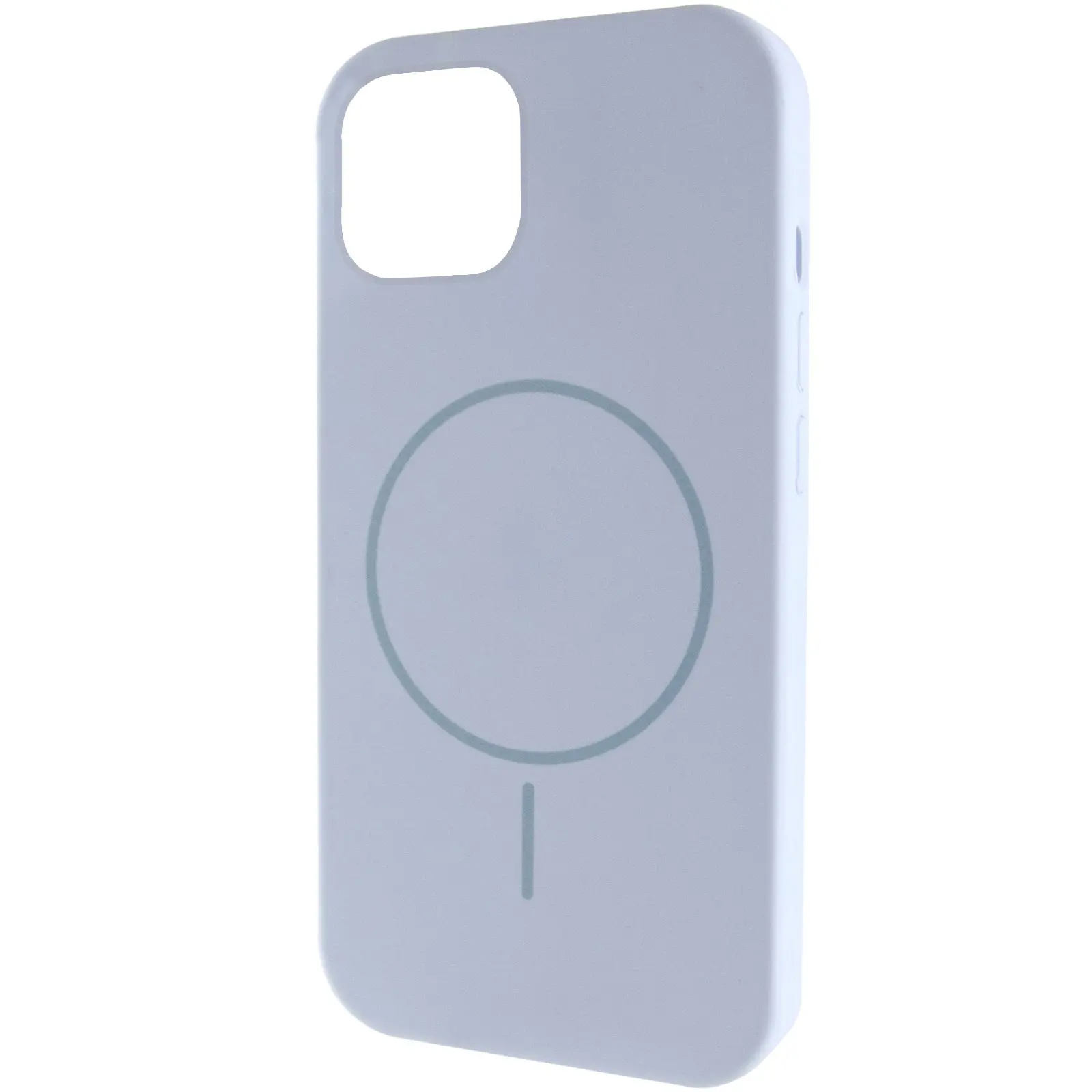 Чехол Silicone Case Full Protective (AA) NO LOGO with MagSafe для Apple iPhone 11 (6.1"), Голубой / Lilac Blue, Силикон, купить оптом с доставкой