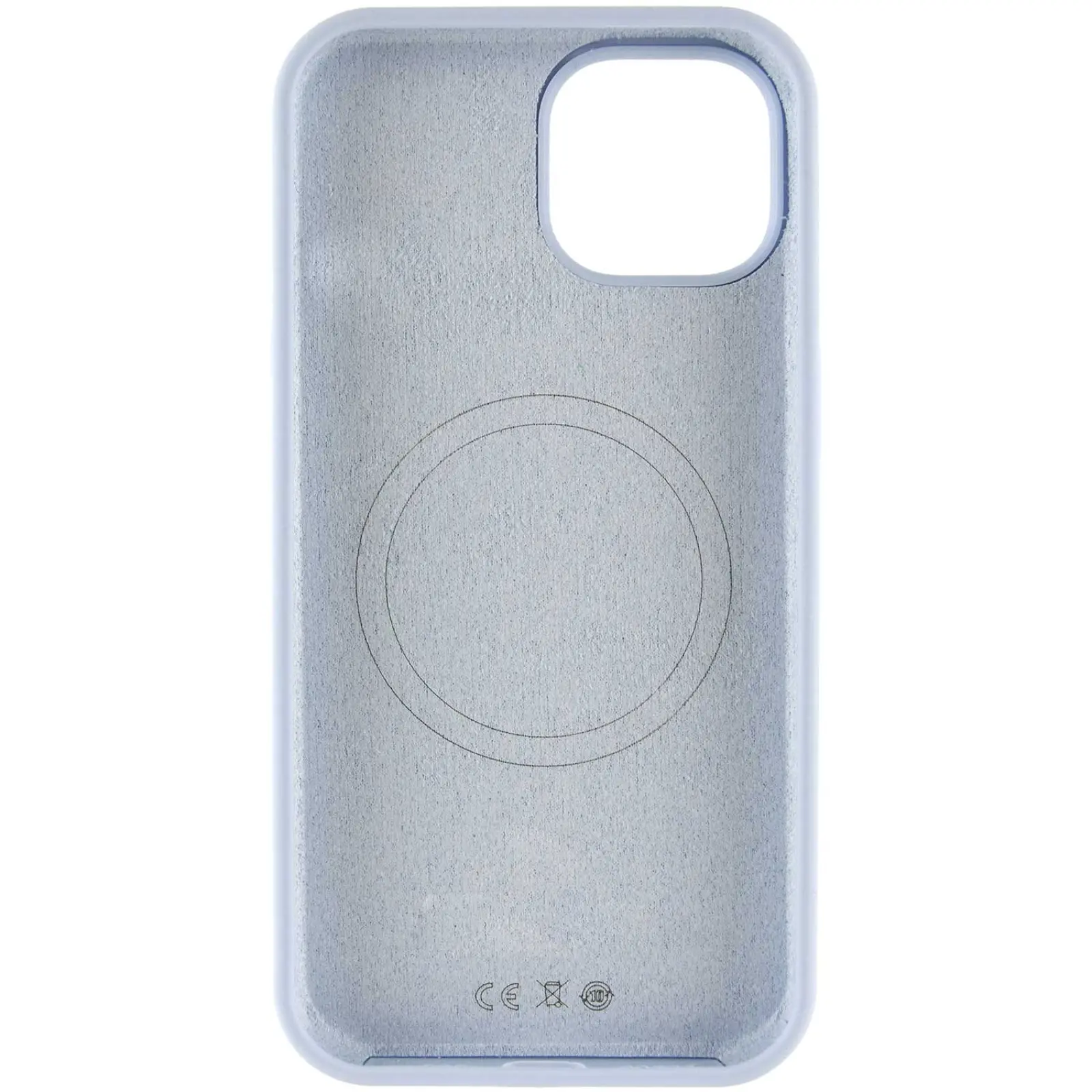 Чехол Silicone Case Full Protective (AA) NO LOGO with MagSafe для Apple iPhone 11 (6.1"), Голубой / Lilac Blue 2, Силикон, купить оптом с доставкой