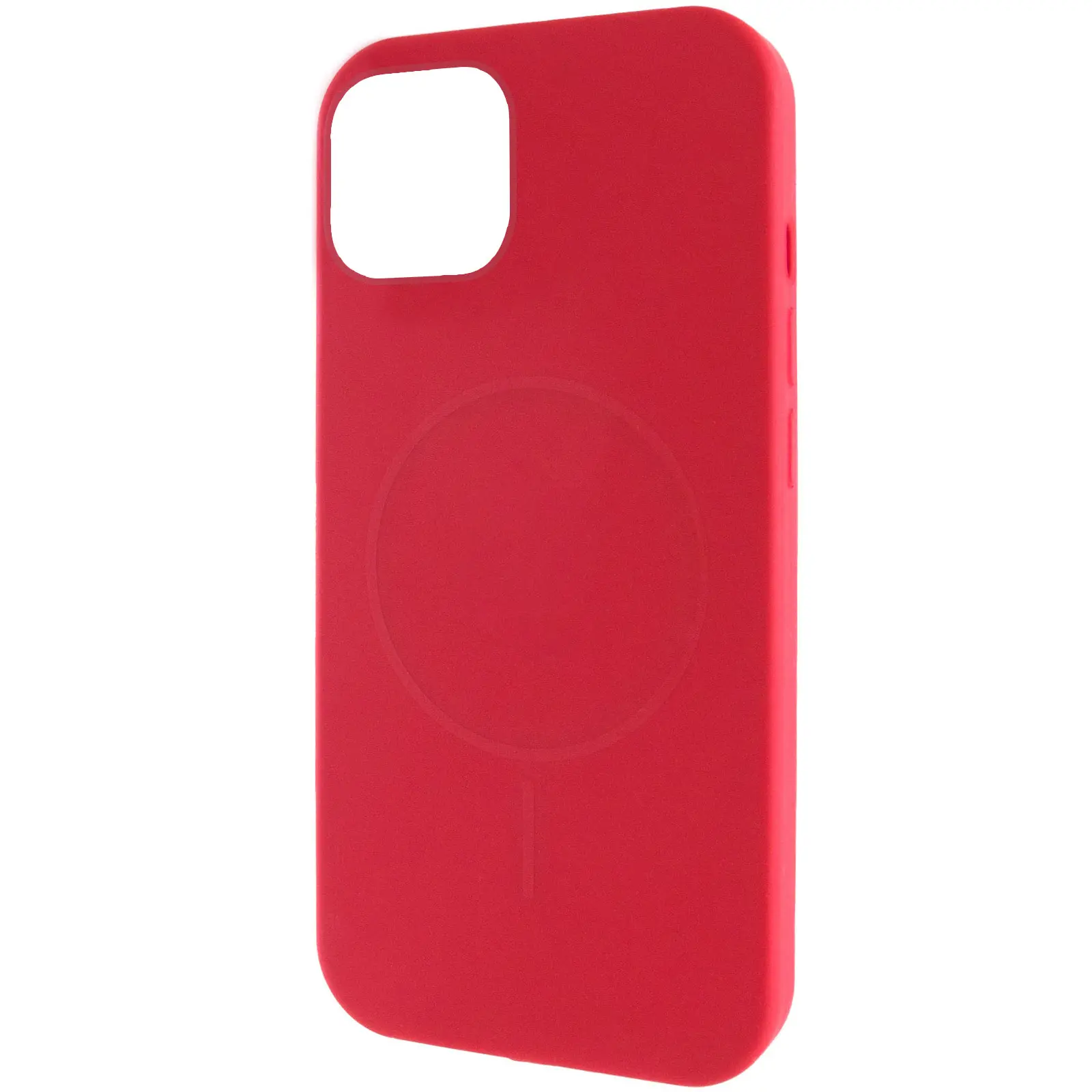 Чехол Silicone Case Full Protective (AA) NO LOGO with MagSafe для Apple iPhone 11 (6.1"), Красный / Deep Red, Силикон, купить оптом с доставкой