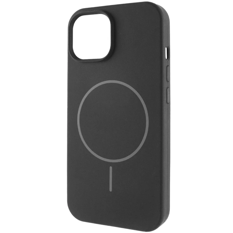 Чехол Silk Full Protective (AA) NO LOGO with Magnetic Fit для Apple iPhone 12 Pro / 12 (6.1"), Черный / Black, Силикон, купить оптом с доставкой