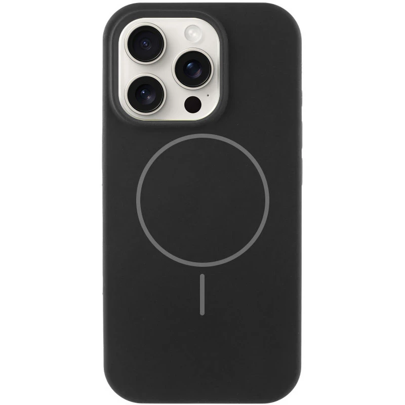 Чехол Silk Full Protective (AA) NO LOGO with Magnetic Fit для Apple iPhone 13 Pro (6.1"), Черный / Black, Силикон, купить оптом с доставкой