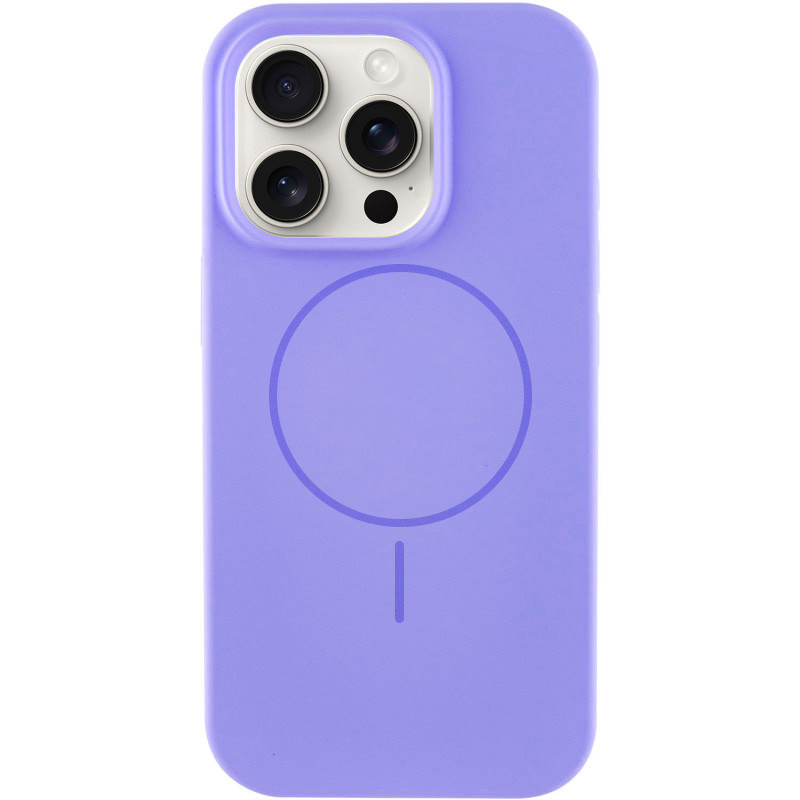 Чехол Silicone Case Full Protective (AA) NO LOGO with MagSafe для Apple iPhone 14 Pro Max (6.7) на картинке №1