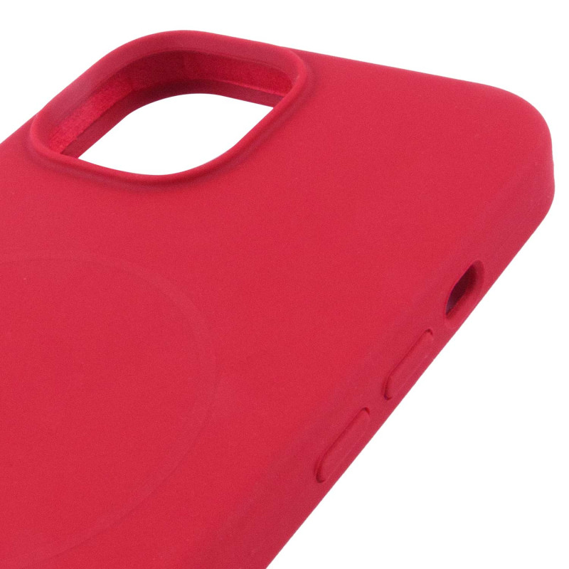 Чохол Silicone Case Full Protective (AA) NO LOGO with MagSafe для Apple iPhone 15 (6.1) на малюнкі №4