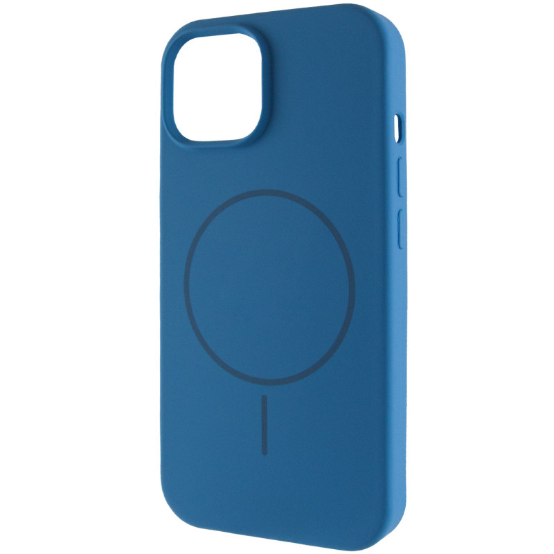 Чохол Silicone Case Full Protective (AA) NO LOGO with MagSafe для Apple iPhone 15 (6.1) на малюнкі №1