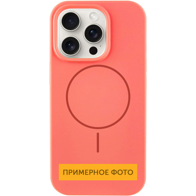 Чехол Silicone Case Full Protective (AA) NO LOGO with MagSafe для Apple iPhone 16 (6.1) на картинке №1