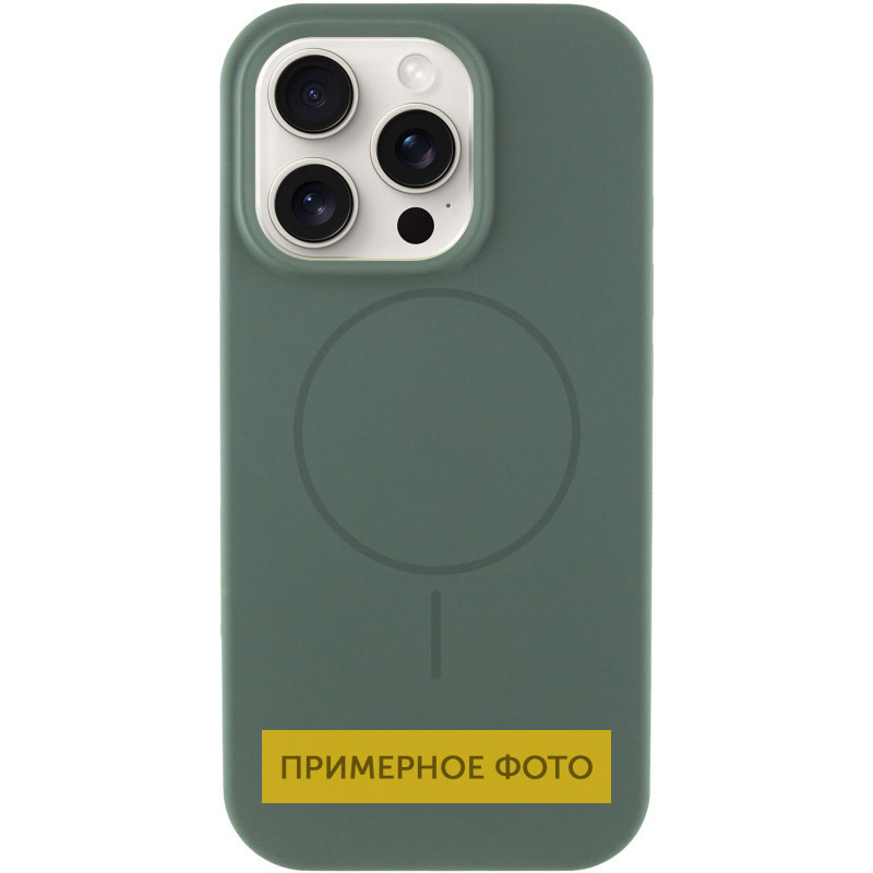 Чехол Silicone Case Full Protective (AA) NO LOGO with MagSafe для Apple iPhone 16 (6.1) на картинке №1