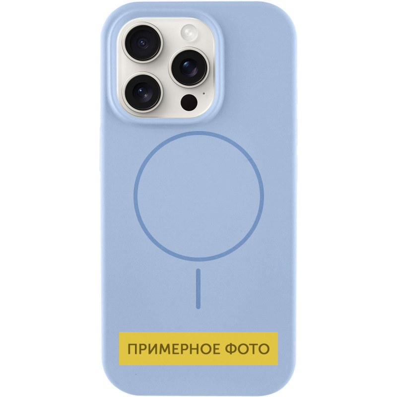 Чехол Silicone Case Full Protective (AA) NO LOGO with MagSafe для Apple iPhone 16 Plus (6.7) на картинке №1