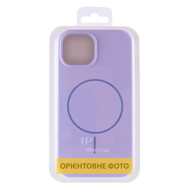 Чохол Silk Full Protective (AA) NO LOGO with Magnetic Fit для Apple iPhone 17 (6.3"), Бузковий / Dasheen 2, Силікон, купити оптом з доставкою