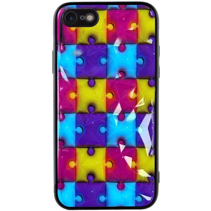 TPU+PC чохол Prisma Fluffie Full Camera для Apple iPhone 7 / 8 (4.7) з креативним принтом на малюнкі №1