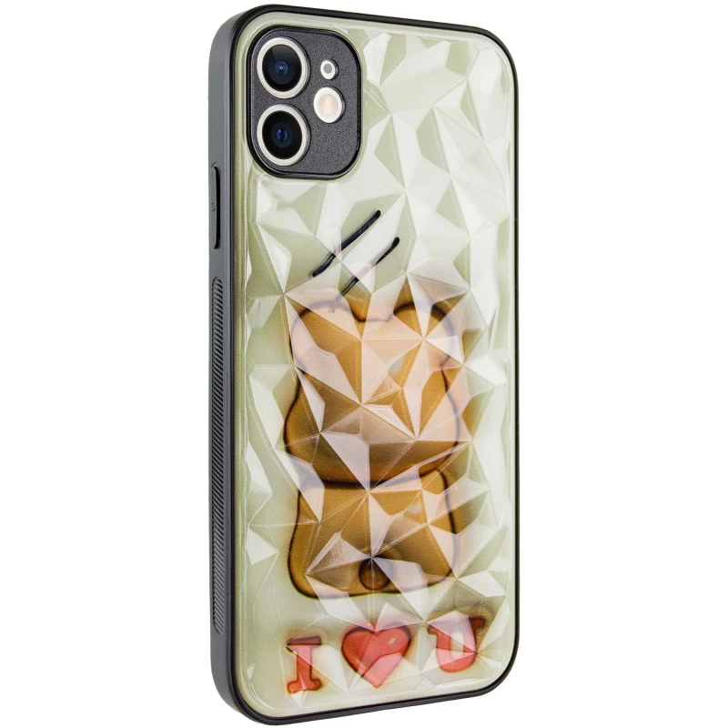 TPU+PC чохол Prisma Fluffie для Apple iPhone 11 (6.1"), Bear, TPU+PC, купити оптом з доставкою