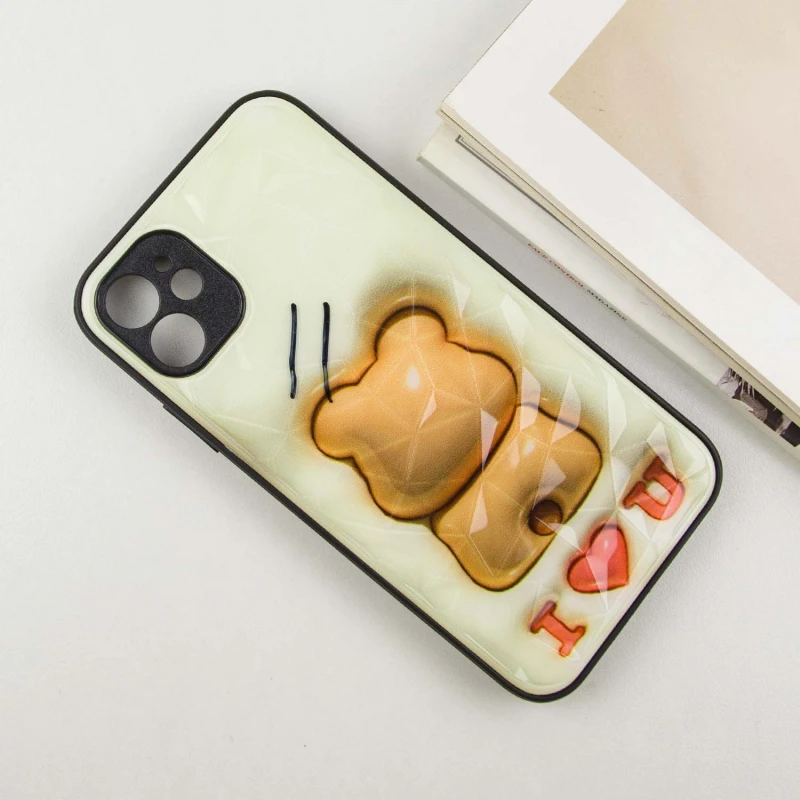 TPU+PC чохол Prisma Fluffie для Apple iPhone 11 (6.1"), Bear 2, TPU+PC, купити оптом з доставкою
