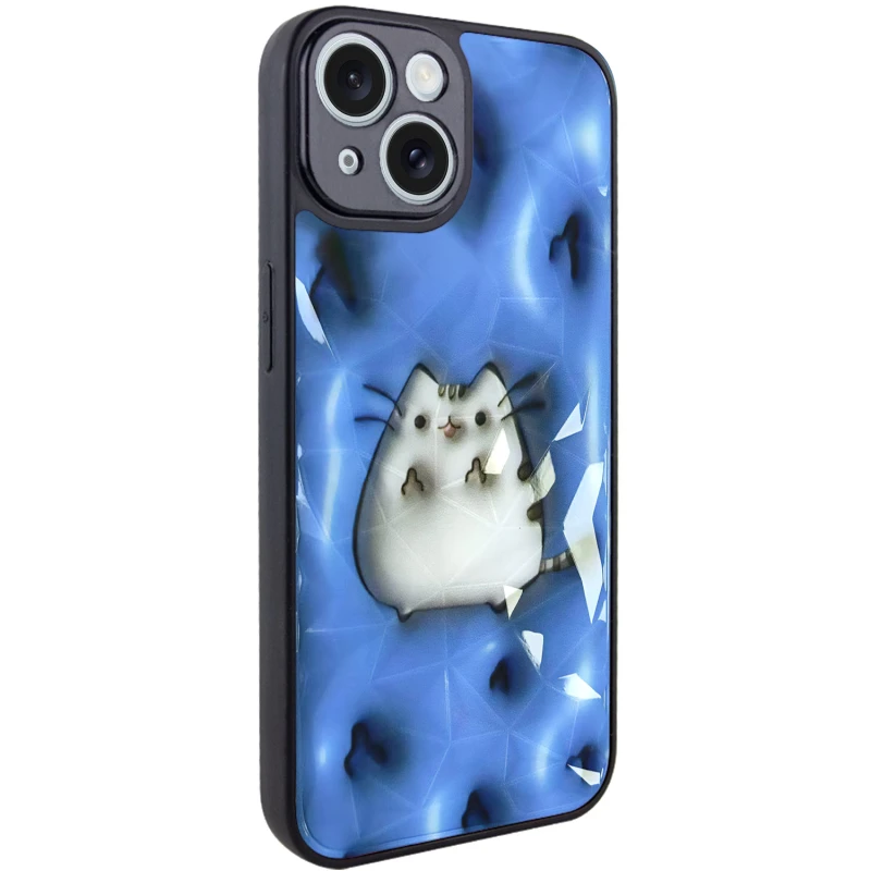TPU+PC чехол Prisma Fluffie для Apple iPhone 13 (6.1"), Pusheen, TPU+PC, купить оптом с доставкой