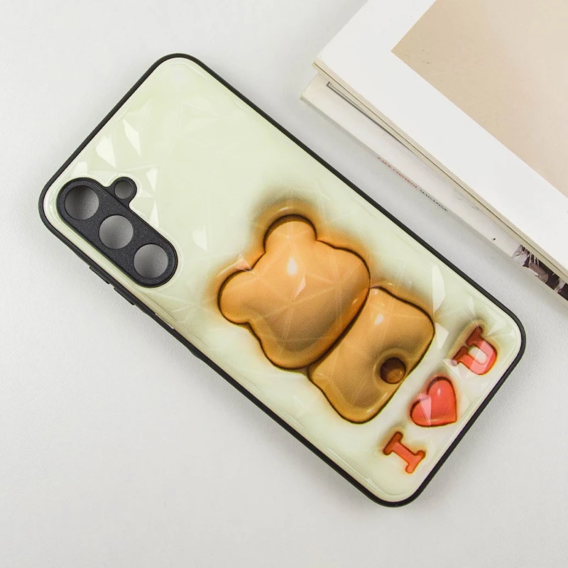 TPU+PC чехол Prisma Fluffie для Samsung Galaxy A15 4G/5G, Bear 2, TPU+PC, купить оптом с доставкой
