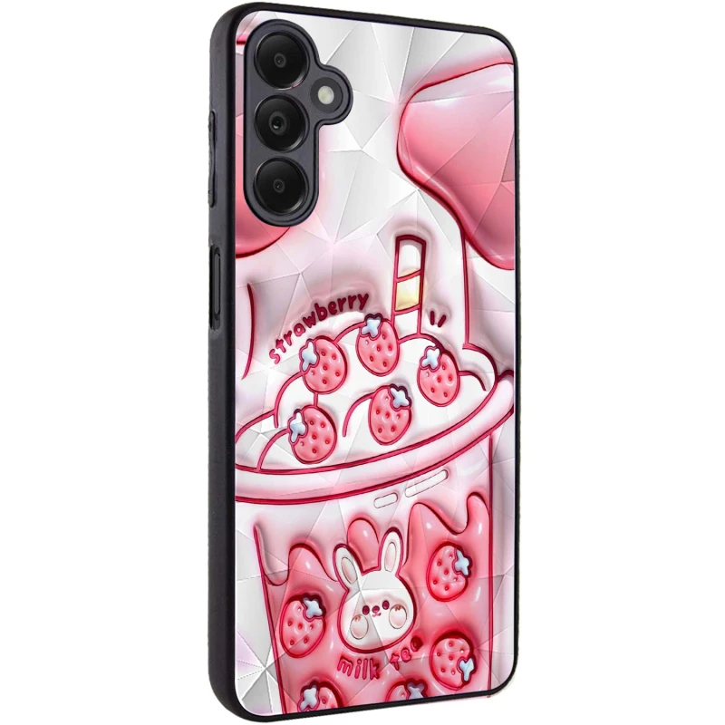 TPU+PC чехол Prisma Fluffie для Samsung Galaxy A25 5G, Strawberry, TPU+PC, купить оптом с доставкой