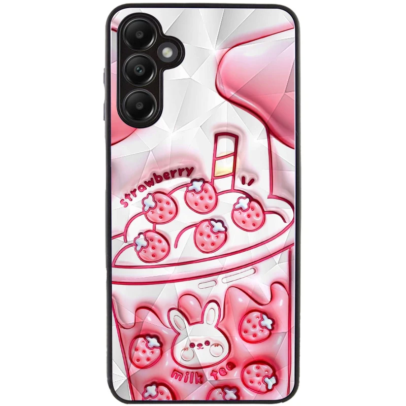 TPU+PC чехол Prisma Fluffie для Samsung Galaxy A25 5G, Strawberry 1, TPU+PC, купить оптом с доставкой