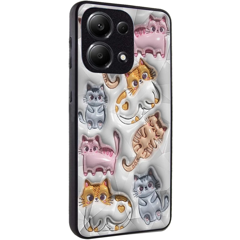 TPU+PC чехол Prisma Fluffie для Xiaomi Poco X6 / Note 13 Pro 5G, Kittens, TPU+PC, купить оптом с доставкой