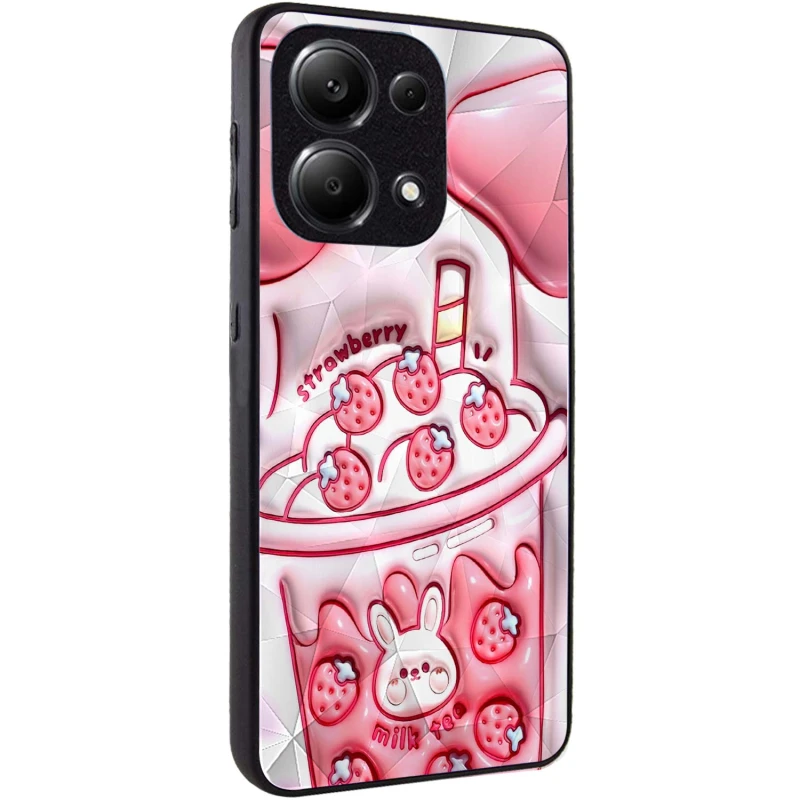 TPU+PC чехол Prisma Fluffie для Xiaomi Poco X6 / Note 13 Pro 5G, Strawberry, TPU+PC, купить оптом с доставкой
