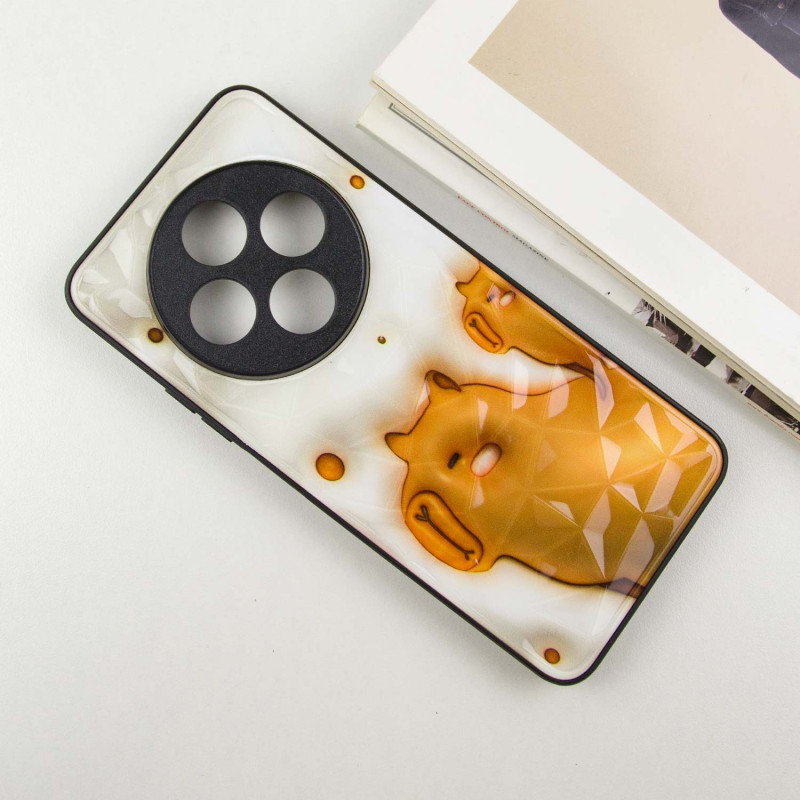 TPU+PC чехол Prisma Fluffie Full Camera для Xiaomi Redmi 14C / Poco C75 с креативным принтом на картинке №3