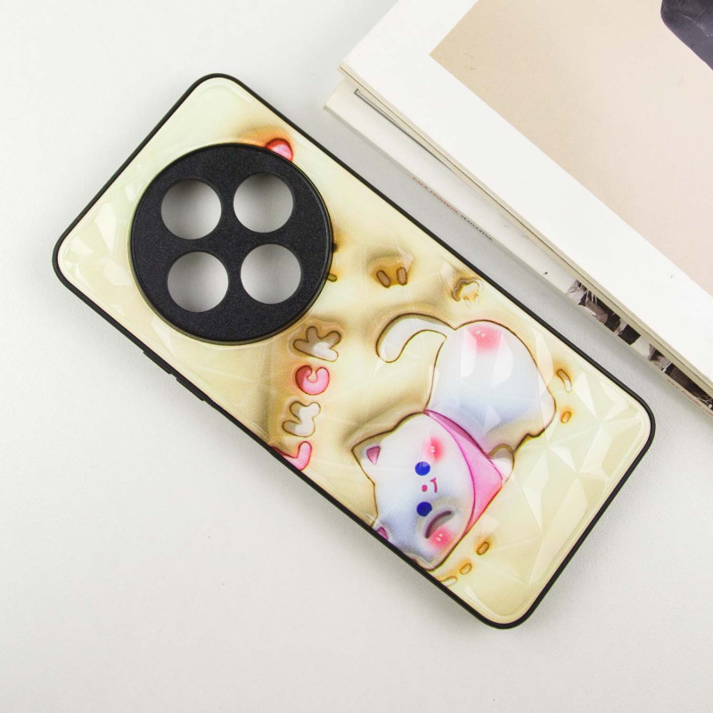 TPU+PC чехол Prisma Fluffie Full Camera для Xiaomi Redmi 14C / Poco C75 с креативным принтом на картинке №3