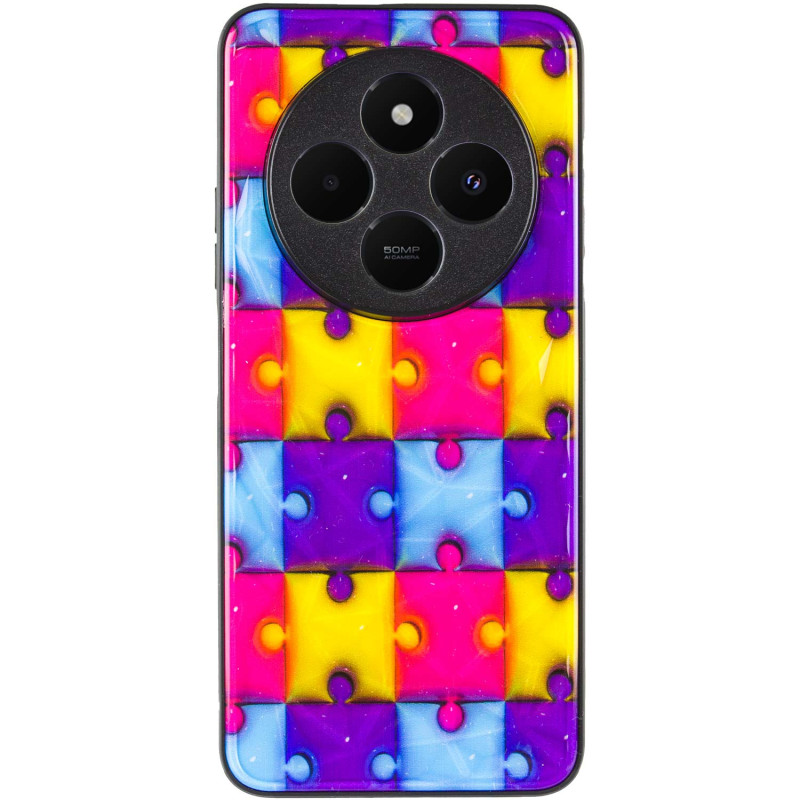 TPU+PC чохол Prisma Fluffie Full Camera для Xiaomi Redmi 14C / Poco C75 з креативним принтом на малюнкі №2