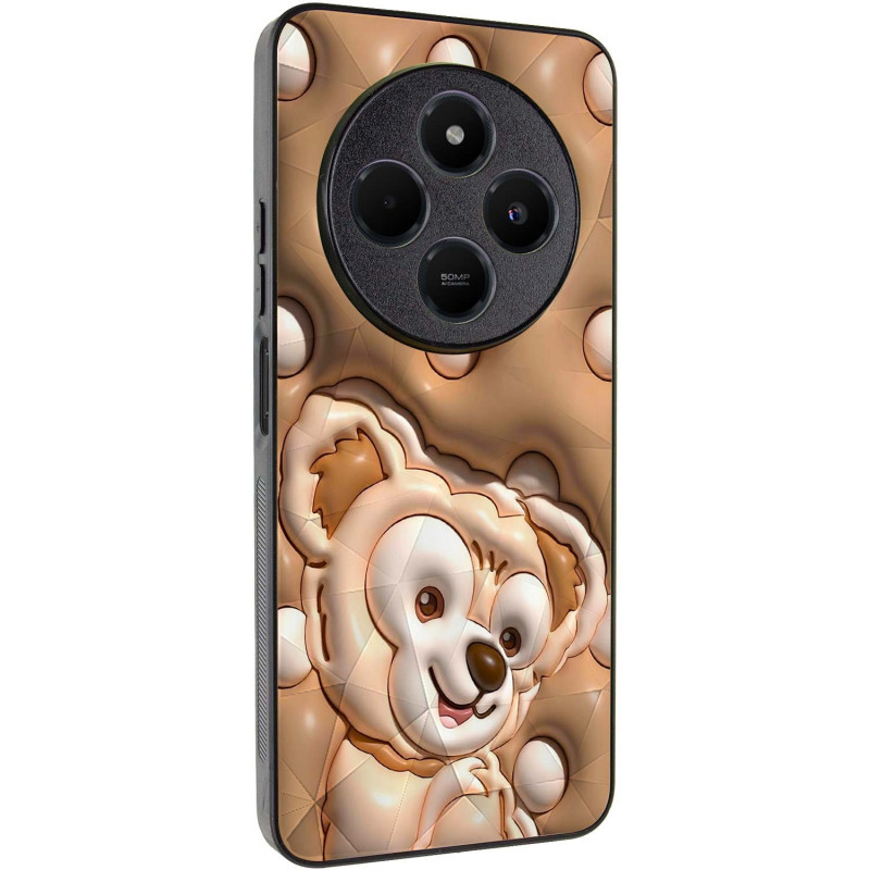 TPU+PC чехол Prisma Fluffie Full Camera для Xiaomi Redmi 14C / Poco C75 с креативным принтом на картинке №1