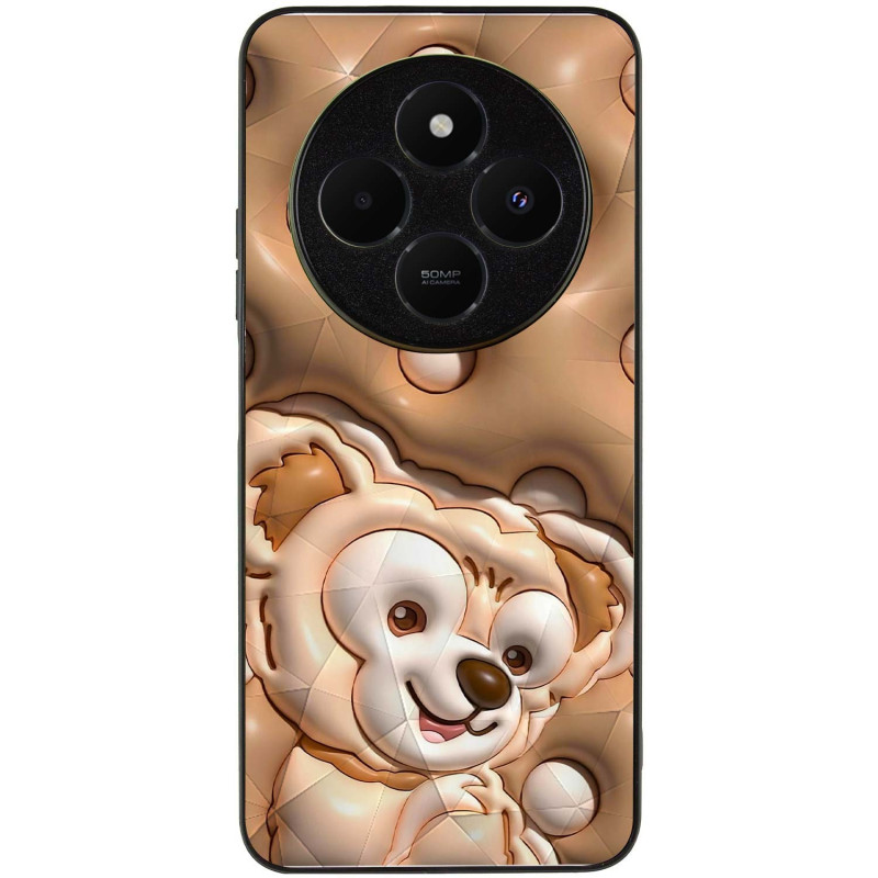 TPU+PC чехол Prisma Fluffie Full Camera для Xiaomi Redmi 14C / Poco C75 с креативным принтом на картинке №2