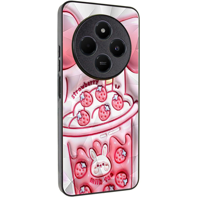 TPU+PC чехол Prisma Fluffie Full Camera для Xiaomi Redmi 14C / Poco C75 с креативным принтом на картинке №1