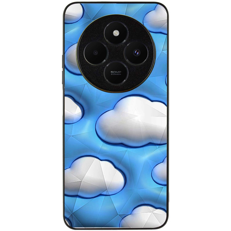 TPU+PC чехол Prisma Fluffie Full Camera для Xiaomi Redmi 14C / Poco C75 с креативным принтом на картинке №2