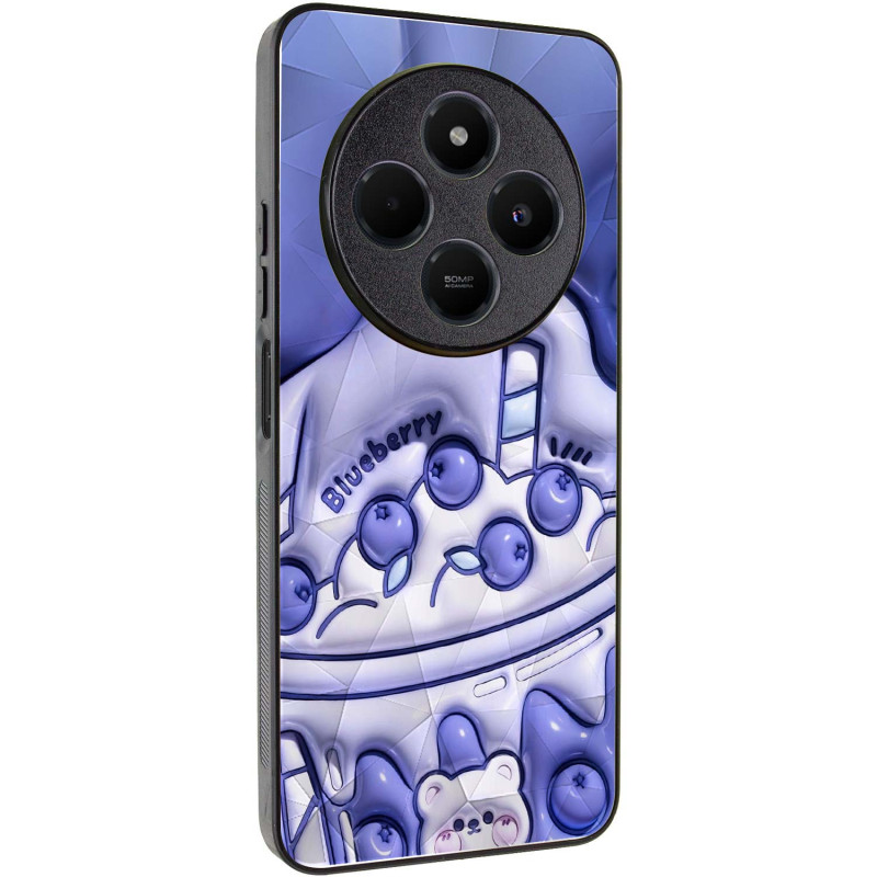 TPU+PC чехол Prisma Fluffie Full Camera для Xiaomi Redmi 14C / Poco C75 с креативным принтом на картинке №1